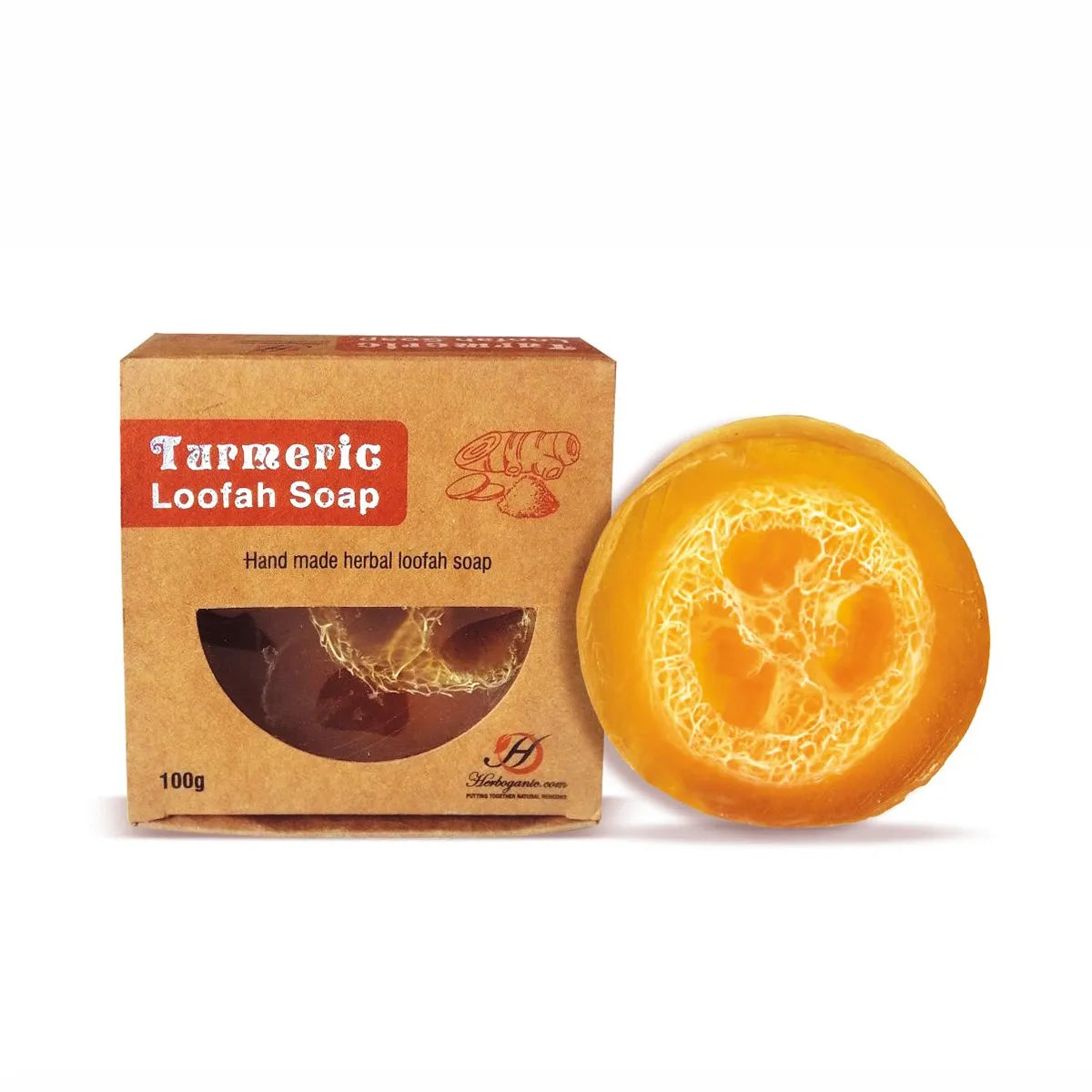 Turmeric Loofah Soap - 100g